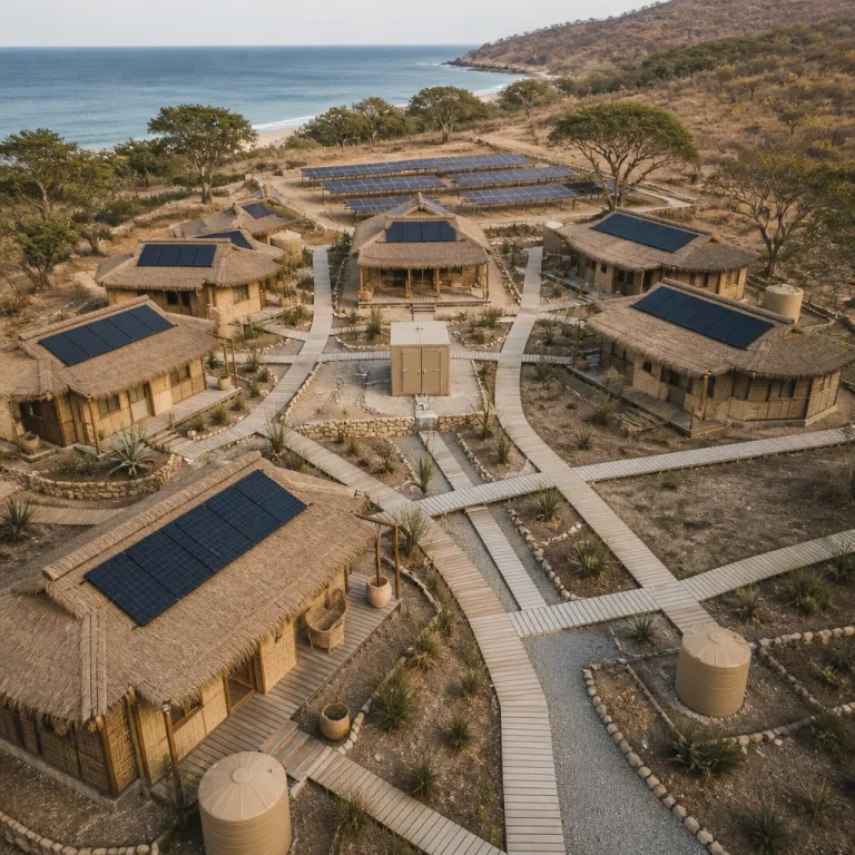 The solar-powered lodge question: how Timor-Leste's grid gap became a design feature
